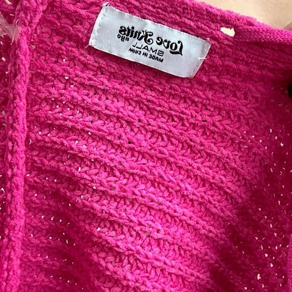 Beautiful Twist Back Crop Chenille Pullover Sweater - Picture 9 of 9